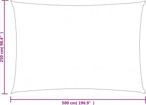vidaXL Żagiel przeciwsłoneczny, 160 g/m, prostokątny, jasnozielony 6
