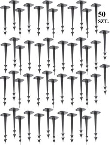 Prosperplast SZPILKI GROTY KOŁKI DO AGROWŁÓKNINY HARPOON PEG WYS. 12,5CM 50SZT 1