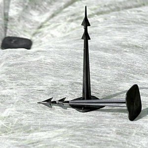 Prosperplast SZPILKI GROTY KOŁKI DO AGROWŁÓKNINY HARPOON PEG WYS. 12,5CM 50SZT 2