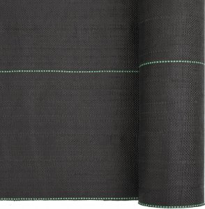 vidaXL vidaXL Agrowłóknina antychwastowa, czarna, 2x25 m, PP 5