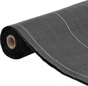 vidaXL vidaXL Agrowłóknina antychwastowa, czarna, 1,5x25 m, PP 2