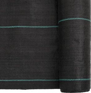 vidaXL vidaXL Agrowłóknina antychwastowa, czarna, 1,5x25 m, PP 6