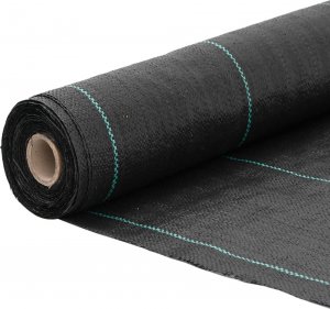 vidaXL vidaXL Agrowłóknina antychwastowa, czarna, 1,5x200 m, PP 3