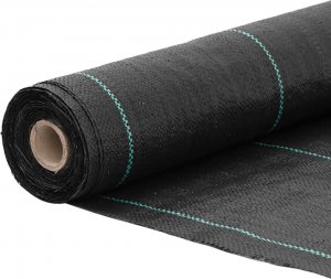 vidaXL vidaXL Agrowłóknina antychwastowa, czarna, 0,5x50 m, PP 3