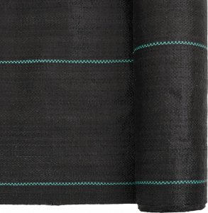vidaXL vidaXL Agrowłóknina antychwastowa, czarna, 0,5x50 m, PP 6
