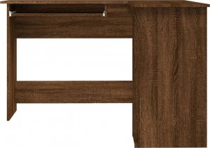 Biurko vidaXL Biurko narożne, brązowy dąb, 120x140x75 cm 4