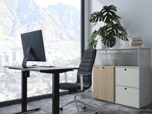 Biurko Equip Czarne 120 cm x 60 cm 7