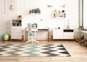 Biurko Vivaldi Meble BIURKO OSLO LE biały 2K 6