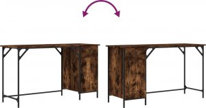 Biurko vidaXL Brązowe 131 cm x 48 cm 9