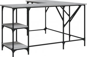 Biurko vidaXL Dąb Sonoma 139 cm x 75 cm 2