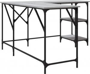 Biurko vidaXL Dąb Sonoma 139 cm x 75 cm 6