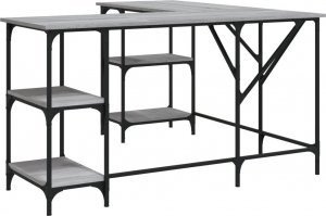 Biurko vidaXL Dąb Sonoma 139 cm x 139 cm 2