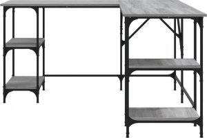 Biurko vidaXL Dąb Sonoma 139 cm x 139 cm 5