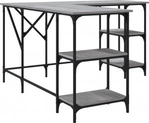 Biurko vidaXL Dąb Sonoma 139 cm x 139 cm 6