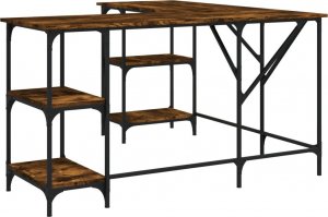 Biurko vidaXL Brązowe 139 cm x 139 cm 2