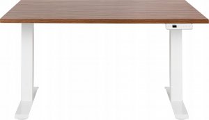 Biurko Beliani Destin III Brązowo-Białe 120 cm x 72 cm 3