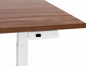 Biurko Beliani Destin III Brązowo-Białe 120 cm x 72 cm 4