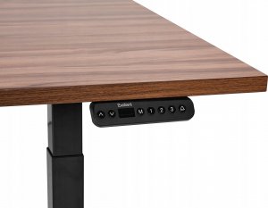 Biurko Beliani Destin III Brązowo-Czarne 120 cm x 72 cm 4