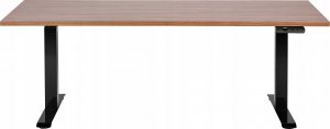 Biurko Beliani Destin III Brązowo-Czarne 180 cm x 80 cm 3