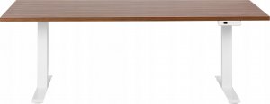 Biurko Beliani Destin III Brązowo-Białe 180 cm x 72 cm 3