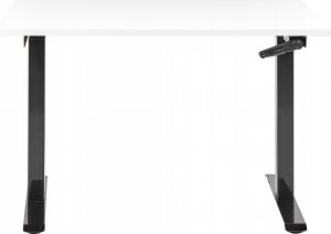 Biurko Beliani Destin III Biało-Czarne 120 cm x 72 cm 3
