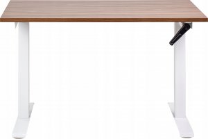 Biurko Beliani Destin III Brązowo-Białe 120 cm x 72 cm 3