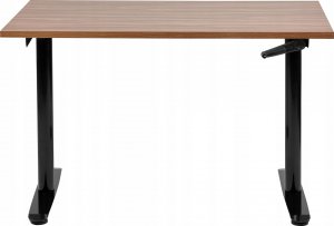 Biurko Beliani DESTIN IV Brązowo-Czarne 120 cm x 72 cm 3