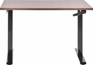 Biurko Beliani Destin III Brązowo-Czarne 120 cm x 72 cm 3