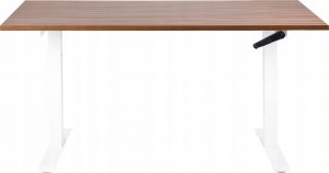 Biurko Beliani Destin III Brązowo-Białe 160 cm x 72 cm 3