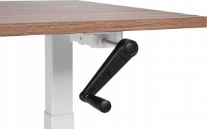 Biurko Beliani Destin III Brązowo-Białe 160 cm x 72 cm 4