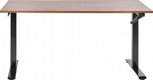 Biurko Beliani Destin III Brązowo-Czarne 160 cm x 72 cm 3