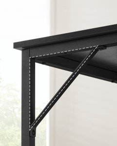 Biurko Vasagle LWD041B56 Czarne 100 cm x 50 cm 4