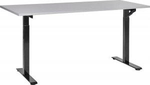 Biurko Beliani Destin III Szaro-Czarne 160 cm x 72 cm 2