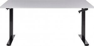 Biurko Beliani Destin III Szaro-Czarne 160 cm x 72 cm 3