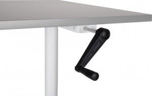 Biurko Beliani DESTIN IV Szaro-Białe 160 cm x 72 cm 4