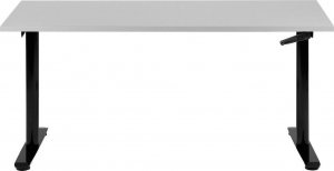 Biurko Beliani DESTIN IV Szaro-Czarne 160 cm x 72 cm 3
