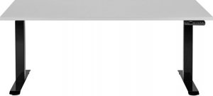 Biurko Beliani Destin III Szaro-Czarne 160 cm x 72 cm 3