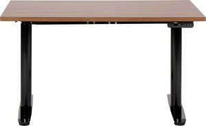 Biurko Beliani DESTIN IV Brązowo-Czarne 120 cm x 72 cm 3