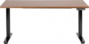 Biurko Beliani DESTIN IV Brązowo-Czarne 160 cm x 72 cm 3