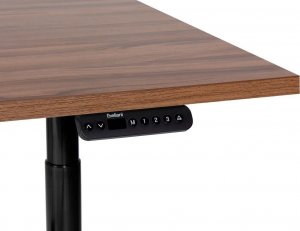 Biurko Beliani DESTIN IV Brązowo-Czarne 160 cm x 72 cm 4