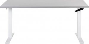 Biurko Beliani Destin III Szaro-Białe 160 cm x 72 cm 3