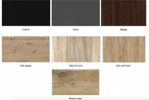 Biurko Modi Meble Nordic Białe 120 cm x 60 cm 7