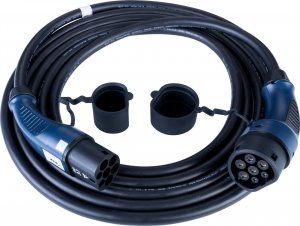 Kabel do ładowania samochodów Akyga Kabel do ładowania samochodów elektrycznych Akyga AK-EC-09 Type2 / Type2 1-faza 32A 7.2kW 6m 6