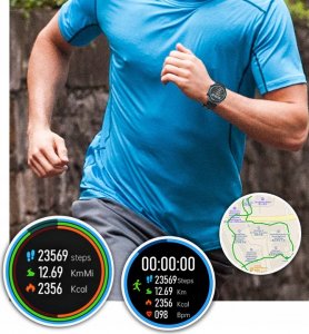 Smartwatch Rubicon SMARTWATCH MĘSKI Rubicon RNCE99 - WYKONYWANIE POŁĄCZEŃ, ŁADOWANIE BEZPRZEWODOWE (sr046b) 21