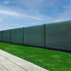 Springos Siatka cieniująca 95% osłonowa 1,5x50m zielona 185g/m2 200 szt. opasek zaciskowych Uniwersalny 2