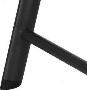 Springos Meble ogrodowe 2 krzesła i okragły stół ze szklanym blatem zestaw na taras czarno-szary UNIWERSALNY 7