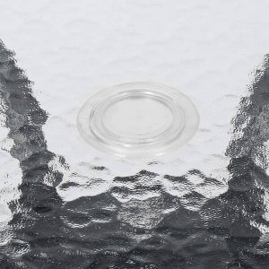 Springos Meble tarasowe dla dwóch osób: stolik kawowy z bezbarwnego szkła hartowanego, 2 krzesła metalowe do ogrodu czarne UNIWERSALNY 16