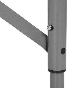 Springos Zestaw cateringowy, turystyczny stół z 2 ławkami składany na bankiet, biały UNIWERSALNY 18