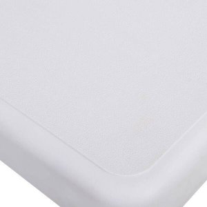 Springos Zestaw cateringowy, turystyczny stół z 2 ławkami składany na bankiet, biały UNIWERSALNY 19