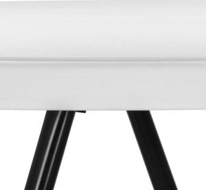 Springos Stół składany cateringowy 110x80 cm okrągły stolik bankietowy koktajlowy biało-czarny UNIWERSALNY 15